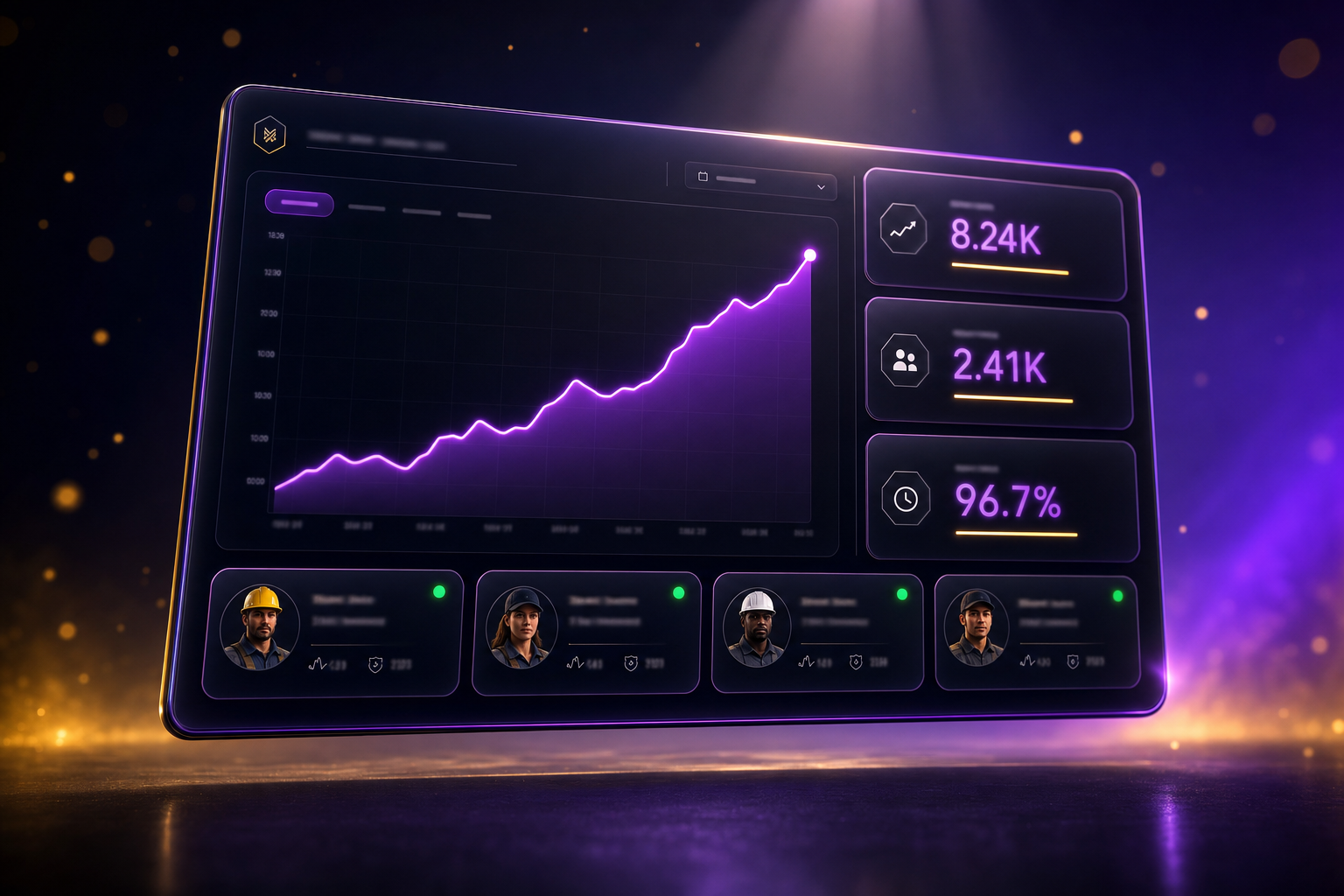 Auto-Mode dashboard showing several channel workers queued, rendering, and published