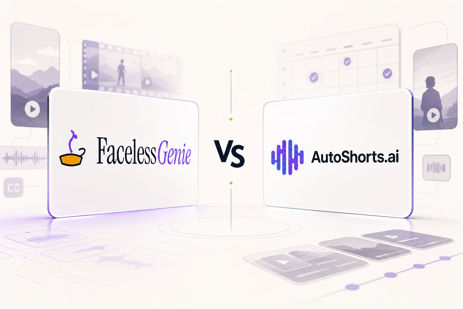 AutoShorts.ai icon for FacelessGenie comparison