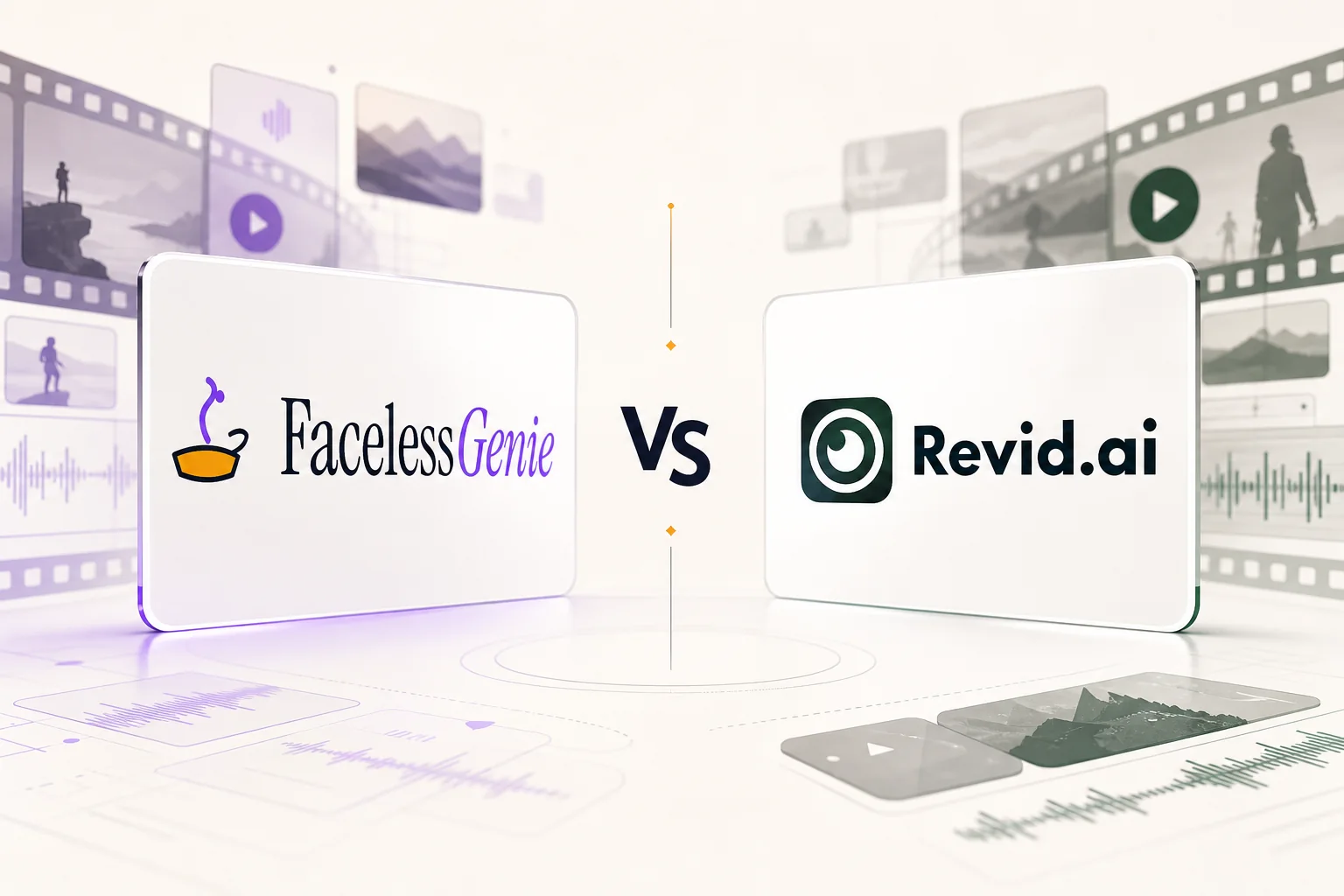 Revid.ai icon for FacelessGenie comparison