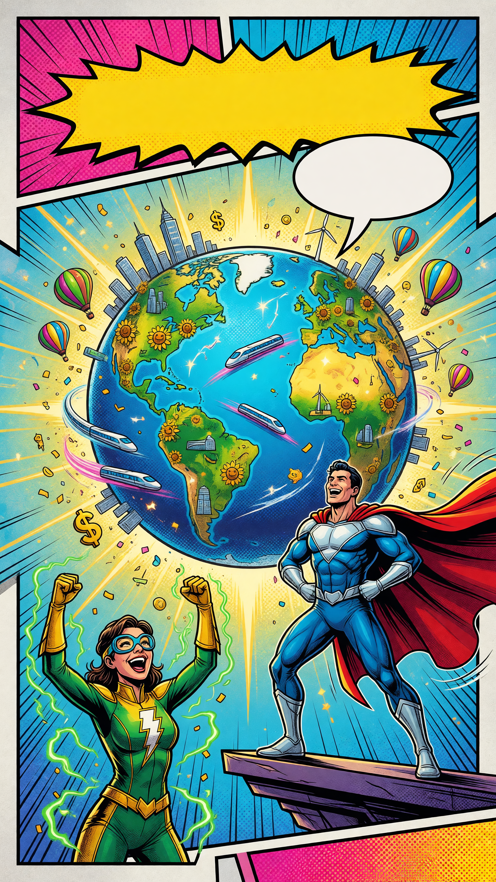 SCENE 1 — THE WORLD IS DOING GREAT Time: 0:00–0:06