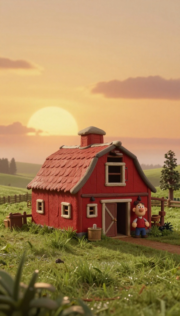 Roy's Morning Adventure: A Farm Cow's Tale