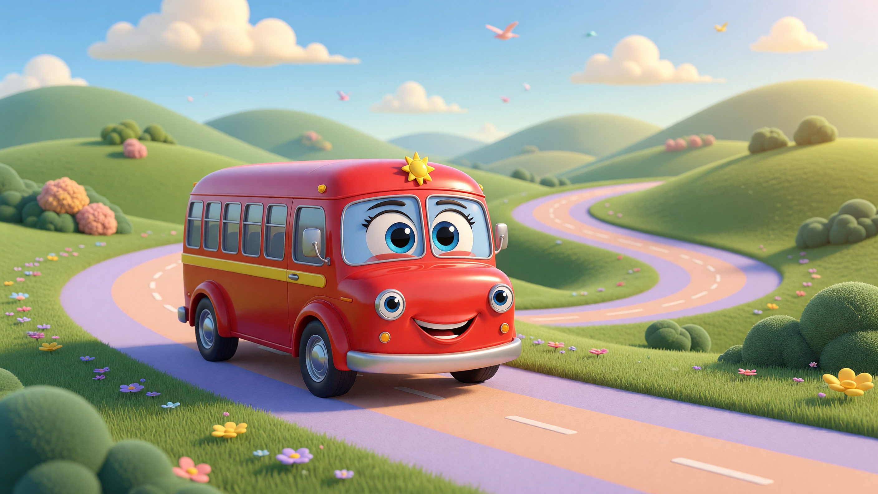 Dada Dino's Wheels on the Bus