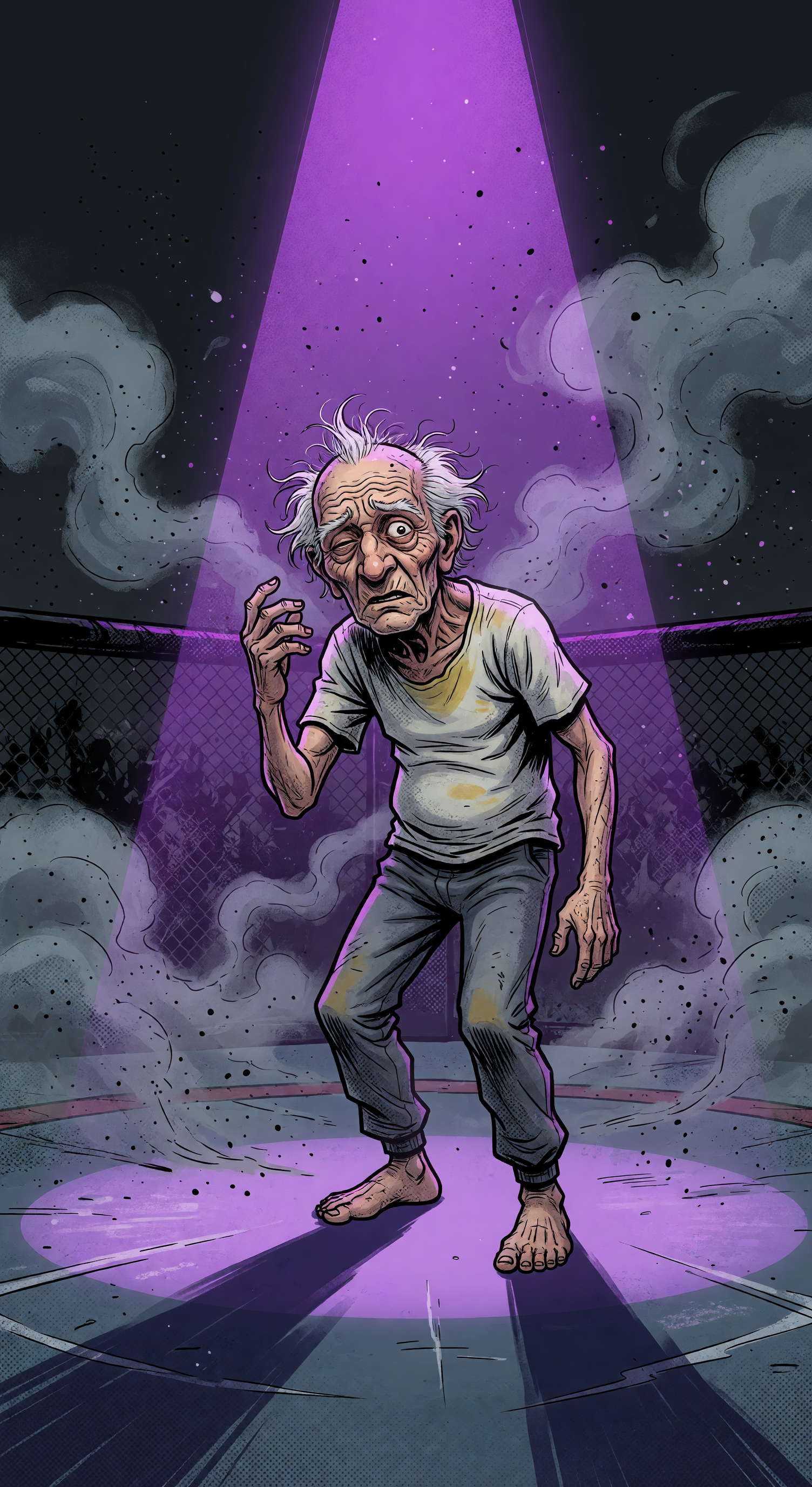 Grandpa Accidentally Joined a Ninja Tournament
