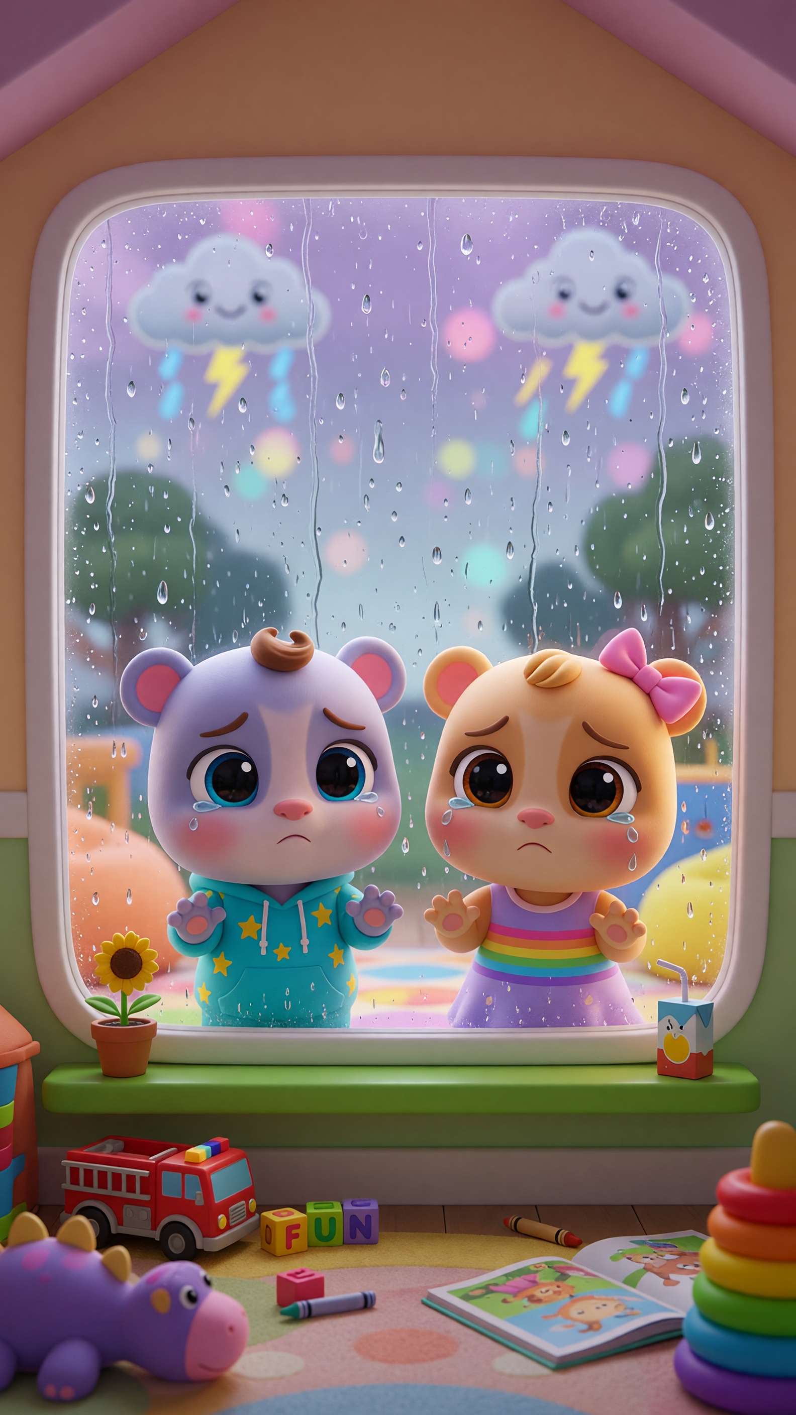 🎵 **"Rain, Rain, Go Away!"** ☔🌈 (30 Seconds)…