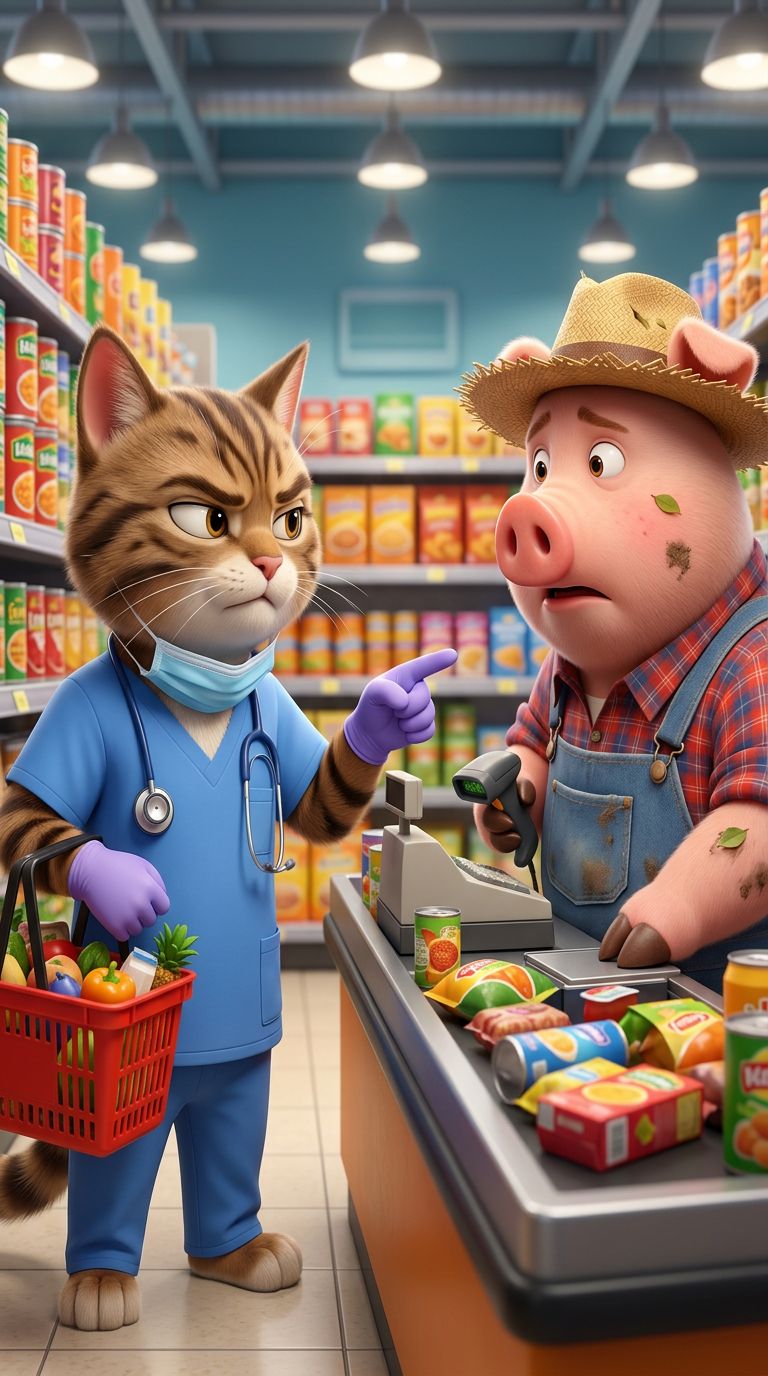 Dr. Whiskers va a fare la spesa
