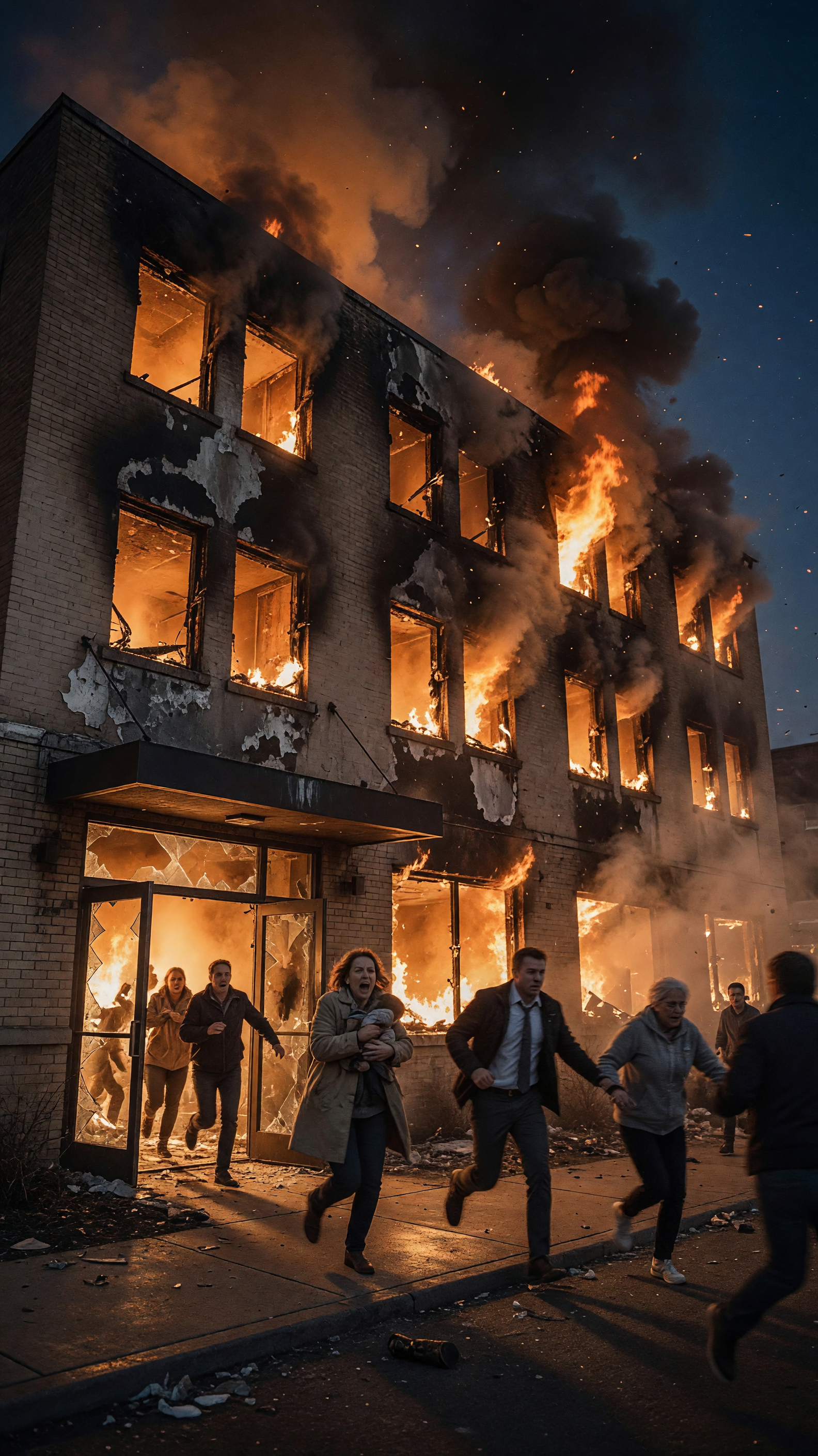 Firefighter POV: Running Into a Burning Building to…